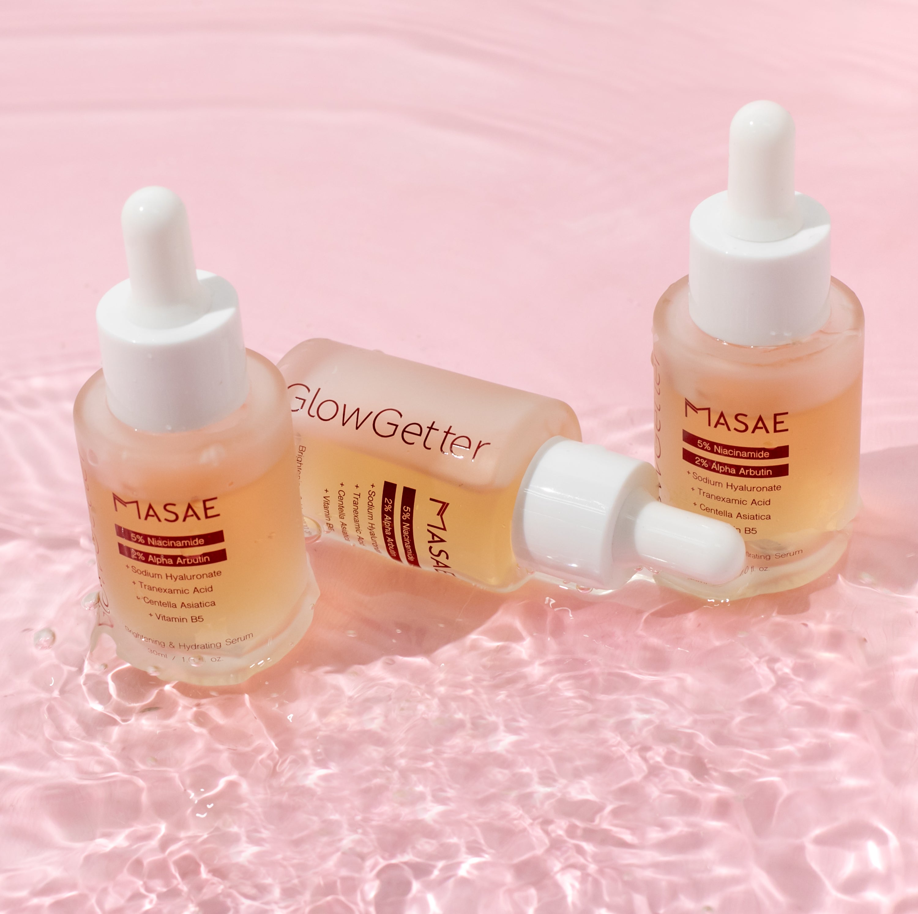 MASAE's Glow Getter Hydrating Face Serum on Water